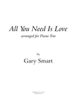 All You Need Is Love