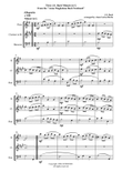 Three Bach Minuets for Woodwind Trio (Flute, Clarinet, Bassoon)