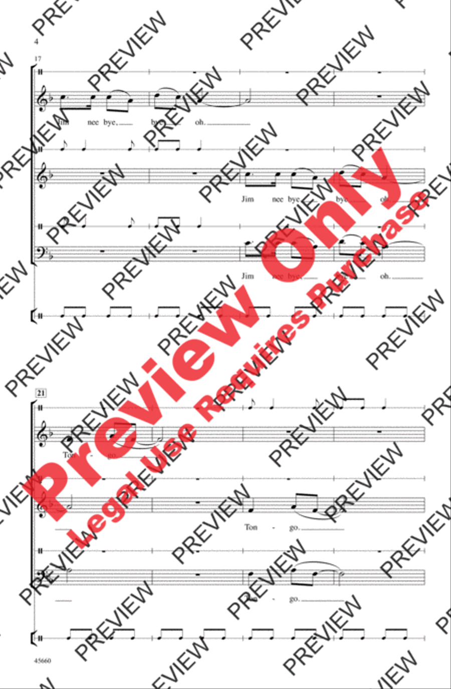 Tongo Tongo 3-Part scores gallery preview page 4