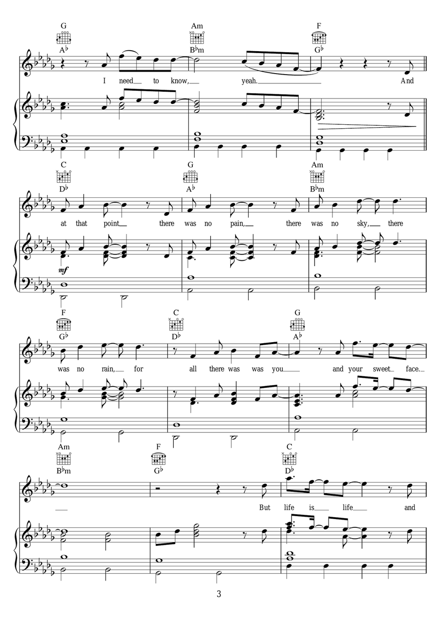 20 Good Reasons 20 Good Reasons Piano, Vocal scores gallery preview page 3