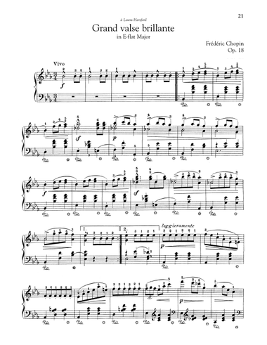 Grand Valse Brillante In E-Flat Major, Op. 18