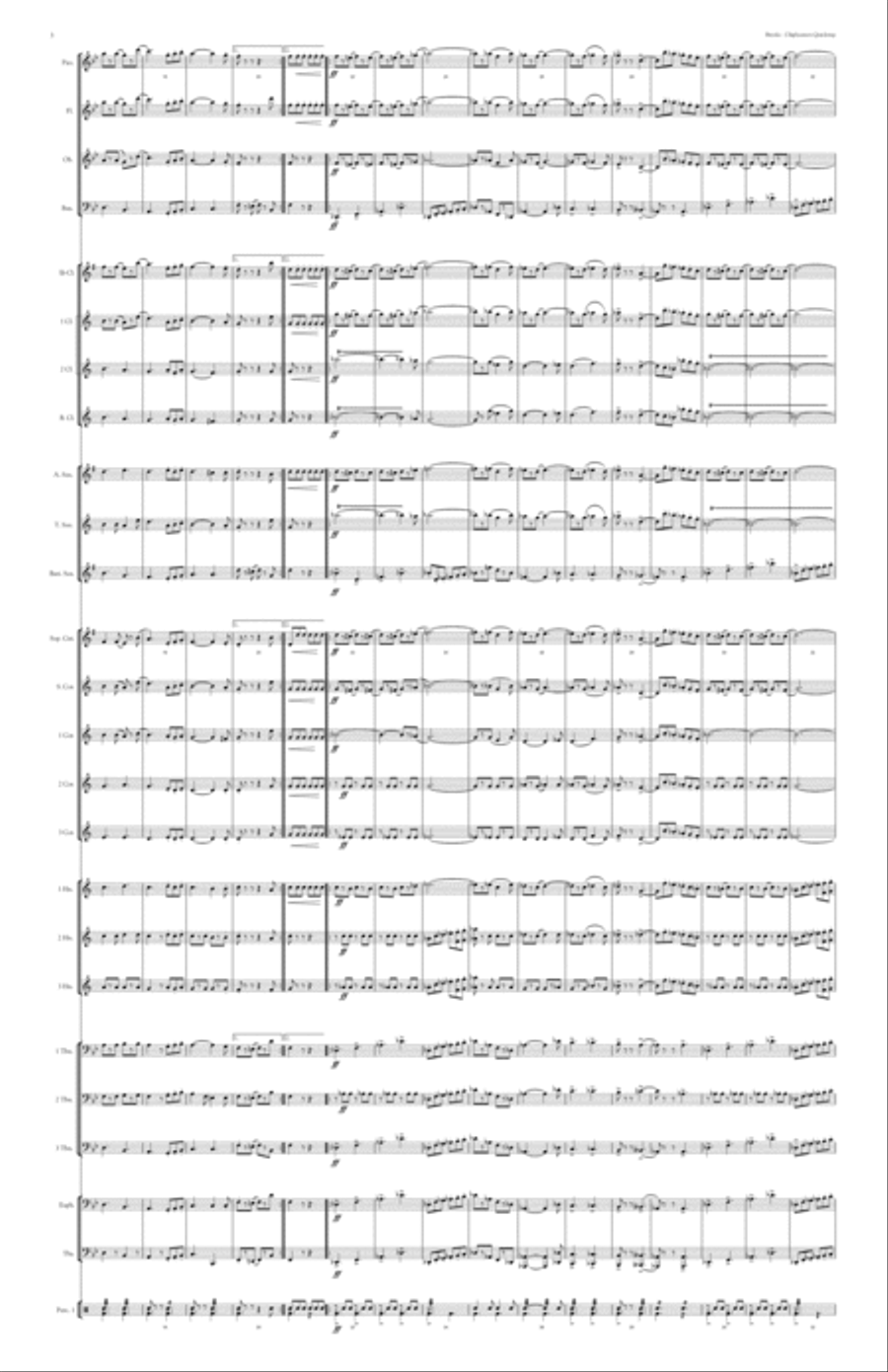 Chiphunters Quickstep - brass band edition Brass Band scores gallery preview page 4