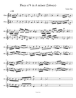 Piece n°4 in A minor (2oboes)