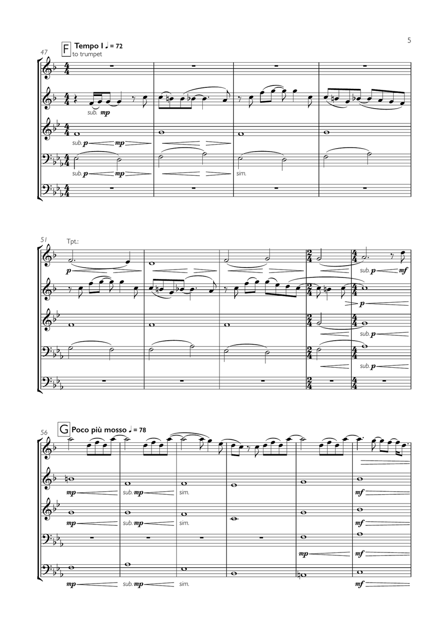 Amsterdam Amsterdam Brass Ensemble scores gallery preview page 5