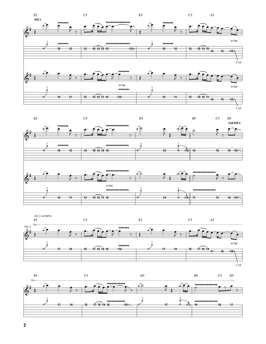 Caught Somewhere In Time Acoustic Guitar scores gallery preview page 2