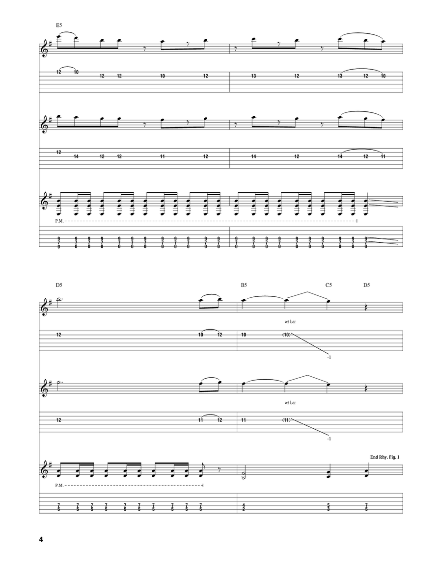 Caught Somewhere In Time Acoustic Guitar scores gallery preview page 4