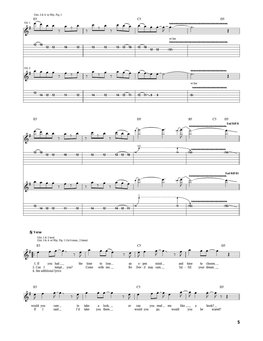 Caught Somewhere In Time Acoustic Guitar scores gallery preview page 5