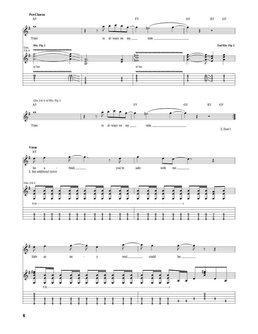 Caught Somewhere In Time Acoustic Guitar scores gallery preview page 6