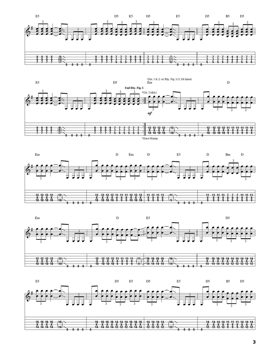 Where Eagles Dare Where Eagles Dare Acoustic Guitar scores gallery preview page 3