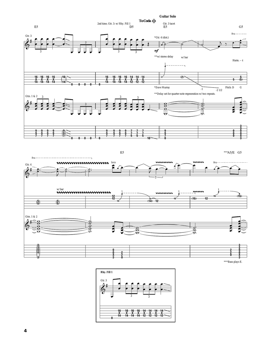 Where Eagles Dare Where Eagles Dare Acoustic Guitar scores gallery preview page 4