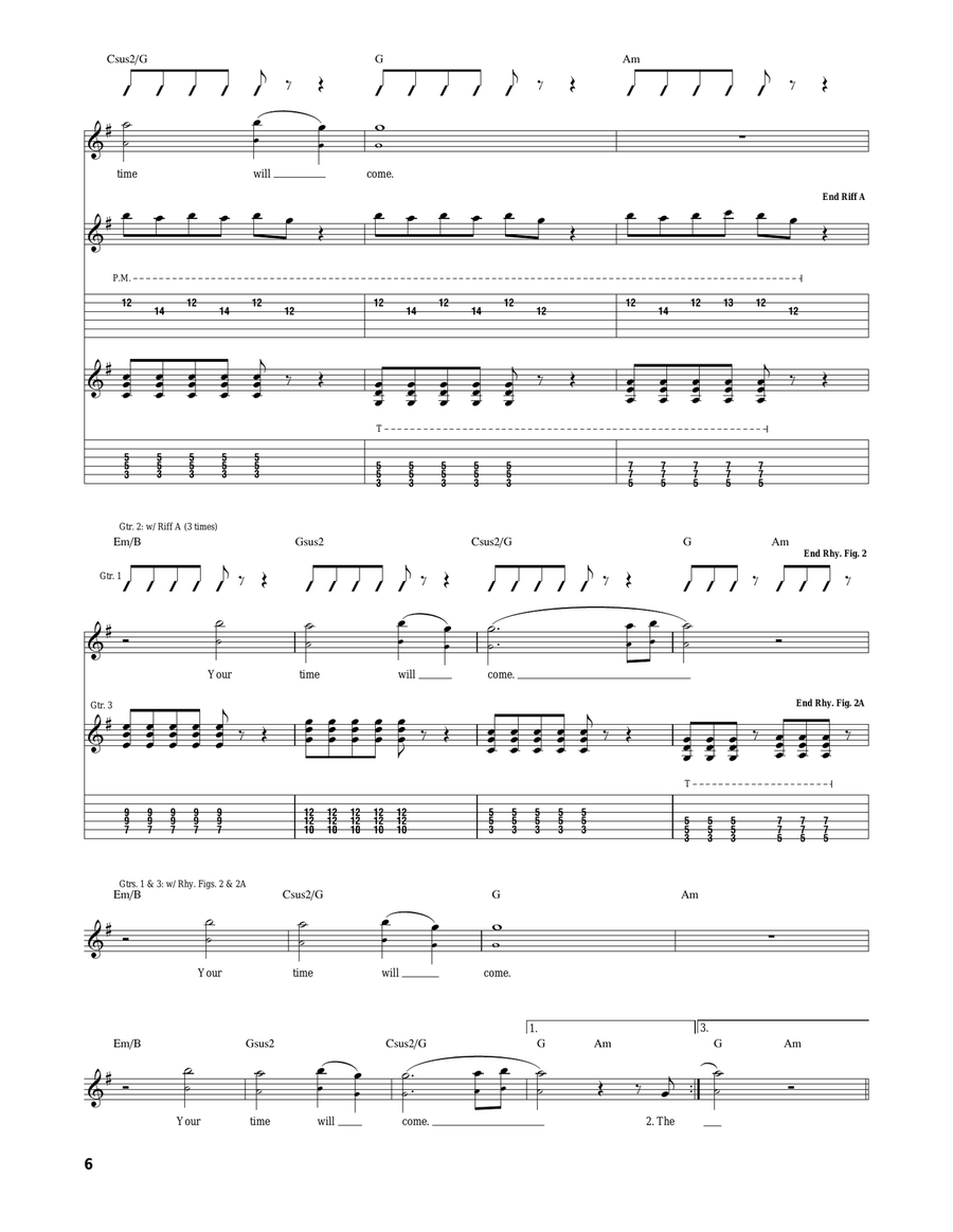 Wicker Man Wicker Man Acoustic Guitar scores gallery preview page 6