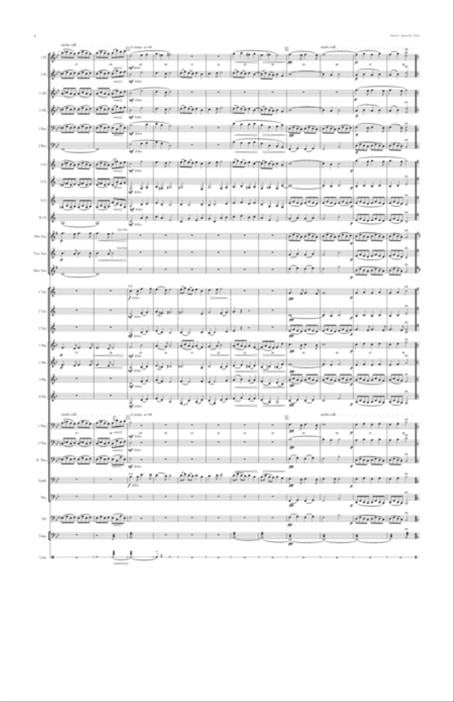 Pie Jesu - Agnus Dei (from Requiem) Concert Band scores gallery preview page 6