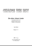 Die alten, bosen Lieder - B Minor