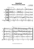 Aquarium from The Carnival of the Animals for String Orchestra