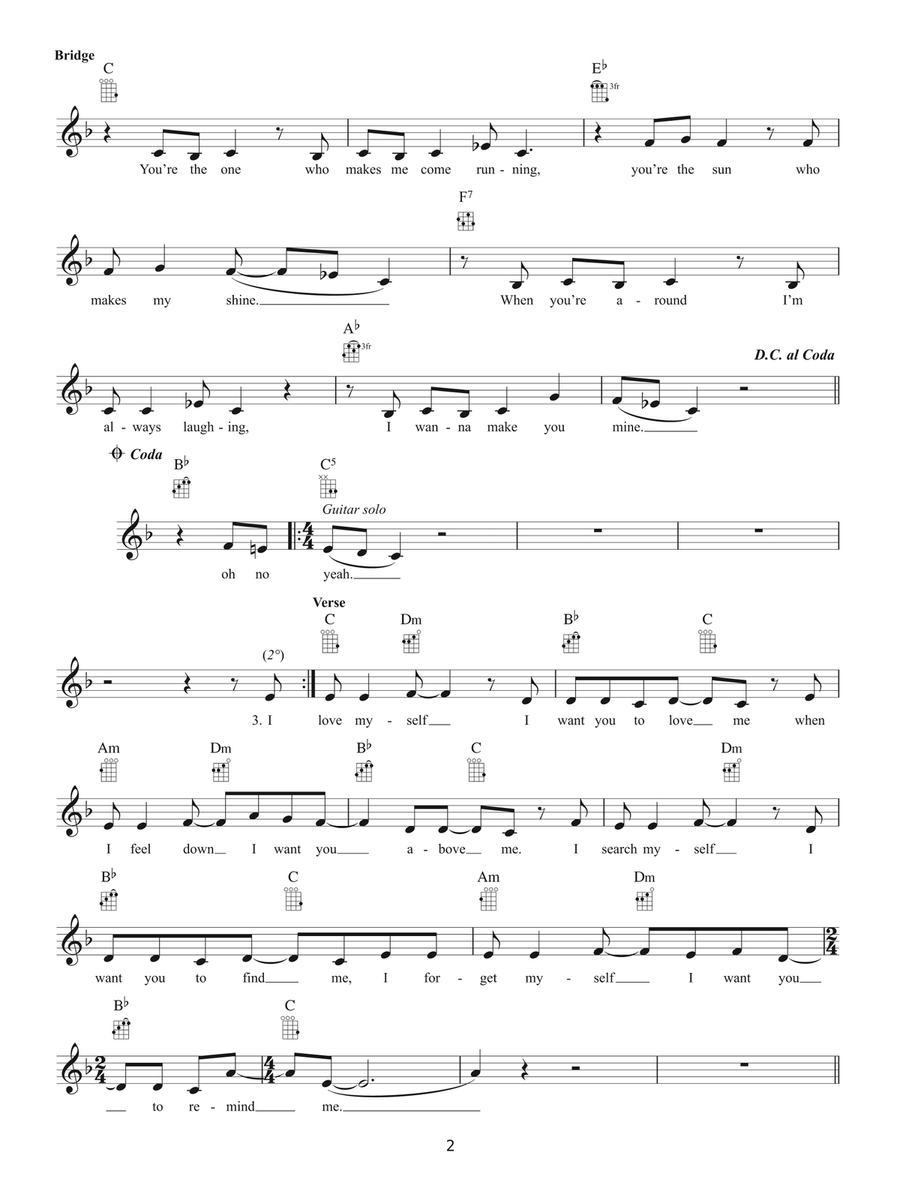 I Touch Myself I Touch Myself Ukulele scores gallery preview page 2