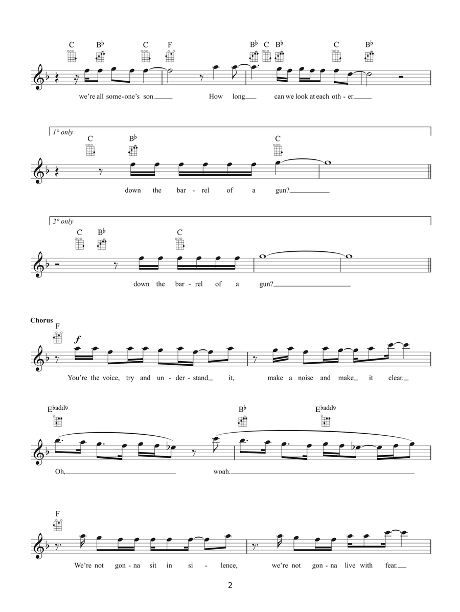 You're The Voice You're The Voice Voice scores gallery preview page 2