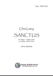 Sanctus (for Boys' Treble Choir or Ladies' SSAA Choir) Latin Version