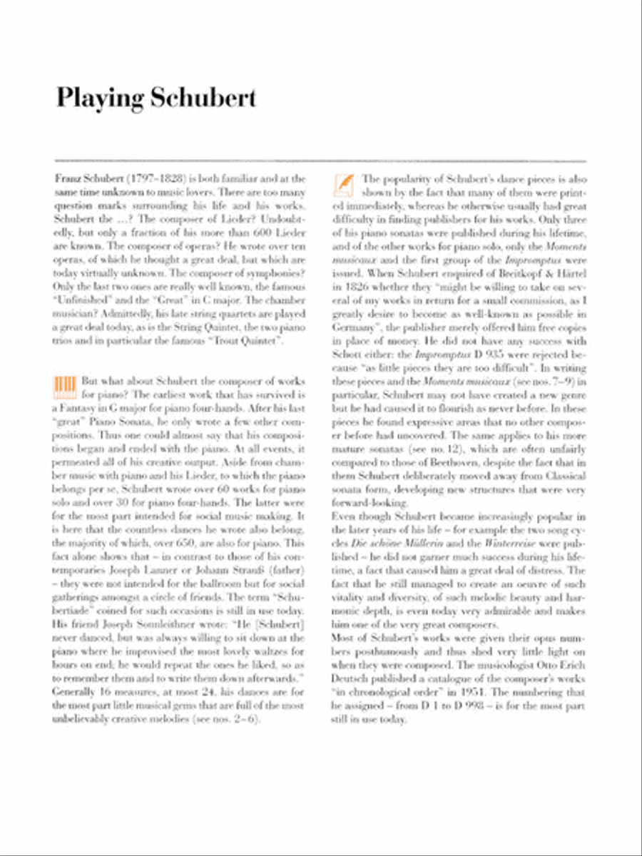 Schubert: At the Piano Piano Solo scores gallery preview page 4