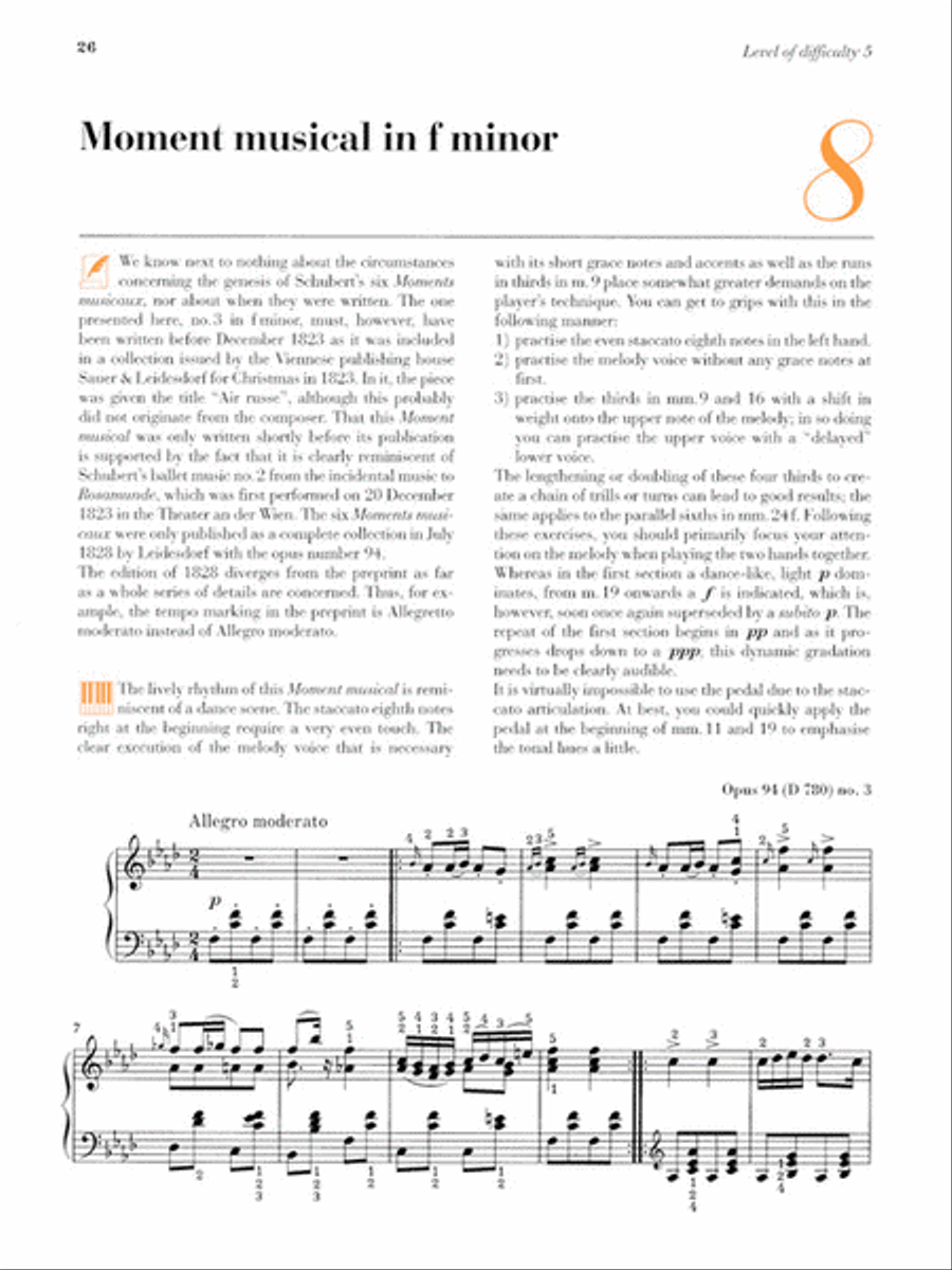 Schubert: At the Piano Piano Solo scores gallery preview page 6