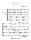 Lift High the Cross for Brass Quintet