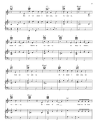 No Vacancy Piano, Vocal, Guitar scores gallery preview page 3