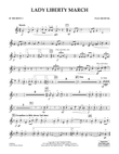 Lady Liberty March - Bb Trumpet 1 mini preview