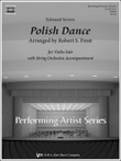 Polish Dance for Violin Solo with String Orchestra Accompaniment - Score mini preview
