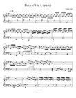 Piece n°3 in A (piano)