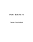Piano Sonata #2