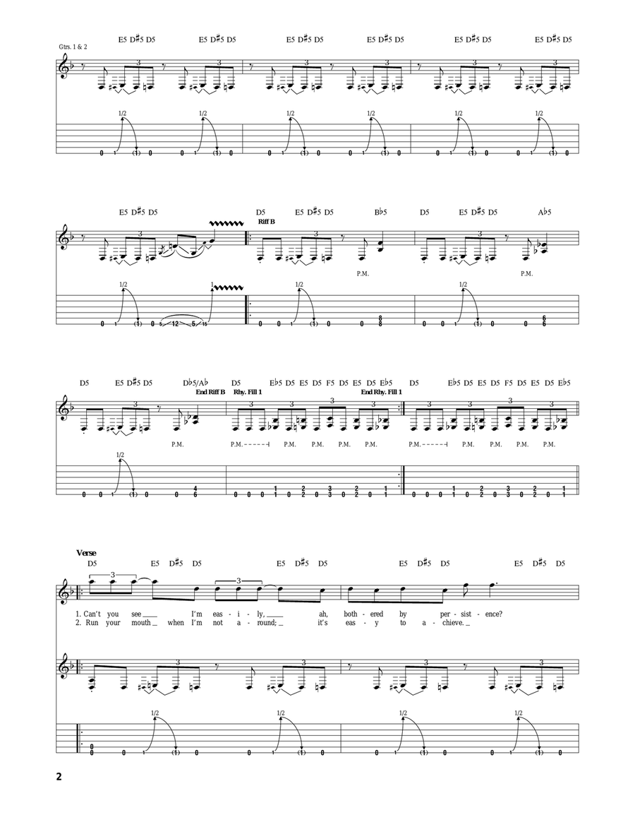 Walk Walk Acoustic Guitar scores gallery preview page 2