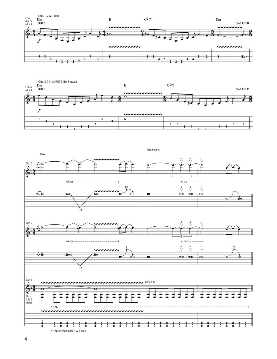 Not Ready To Die Not Ready To Die Acoustic Guitar scores gallery preview page 4