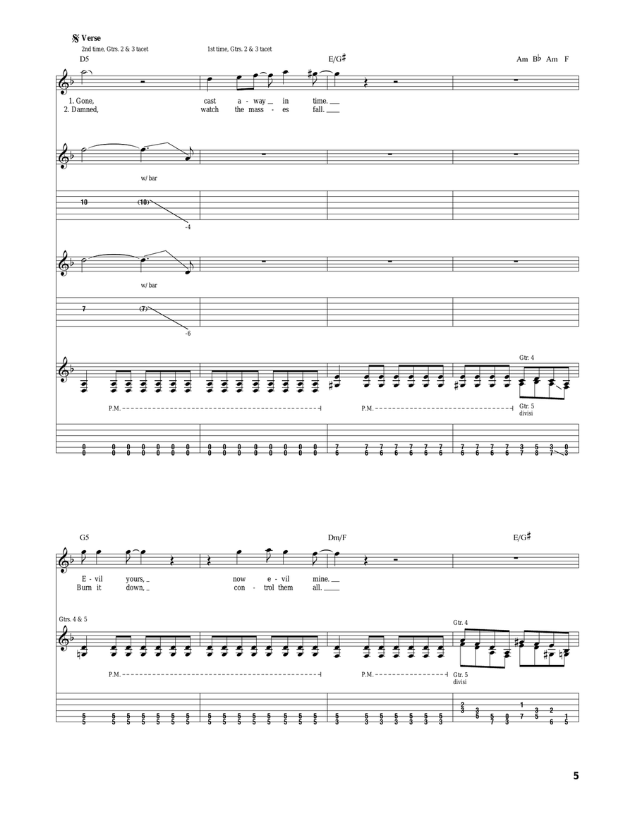 Not Ready To Die Not Ready To Die Acoustic Guitar scores gallery preview page 5