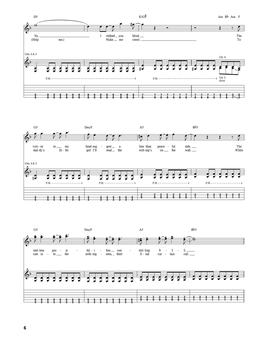 Not Ready To Die Not Ready To Die Acoustic Guitar scores gallery preview page 6