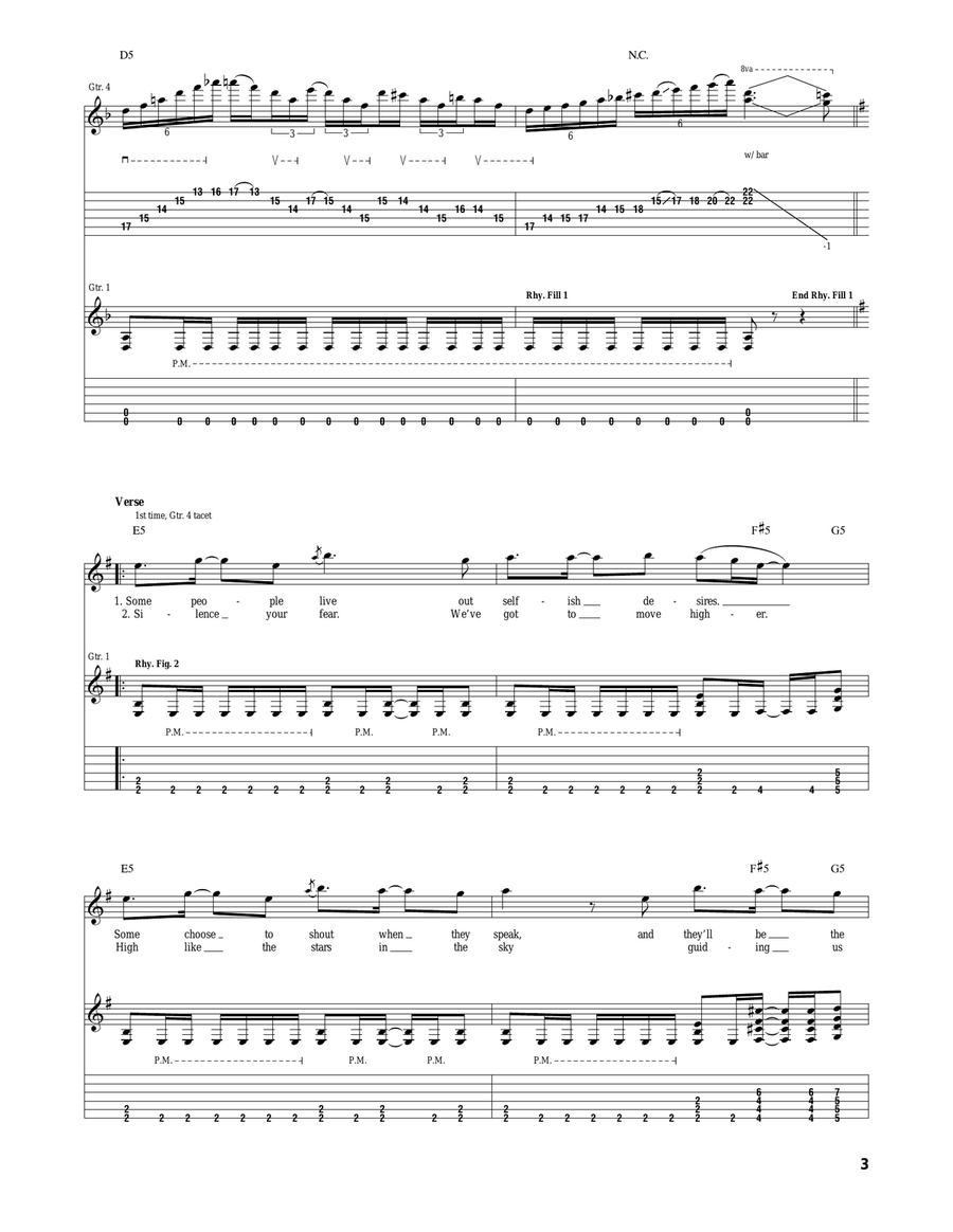 Carry On Carry On Acoustic Guitar scores gallery preview page 3