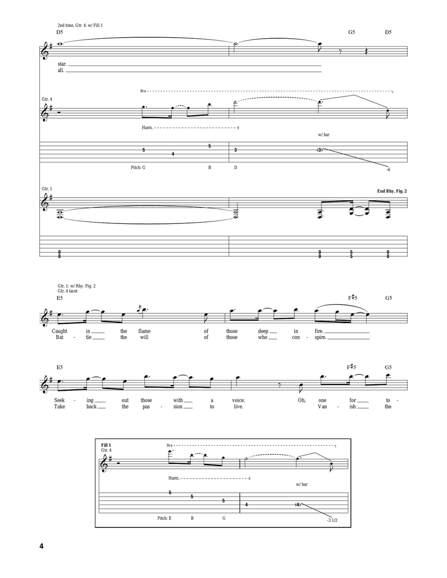 Carry On Carry On Acoustic Guitar scores gallery preview page 4