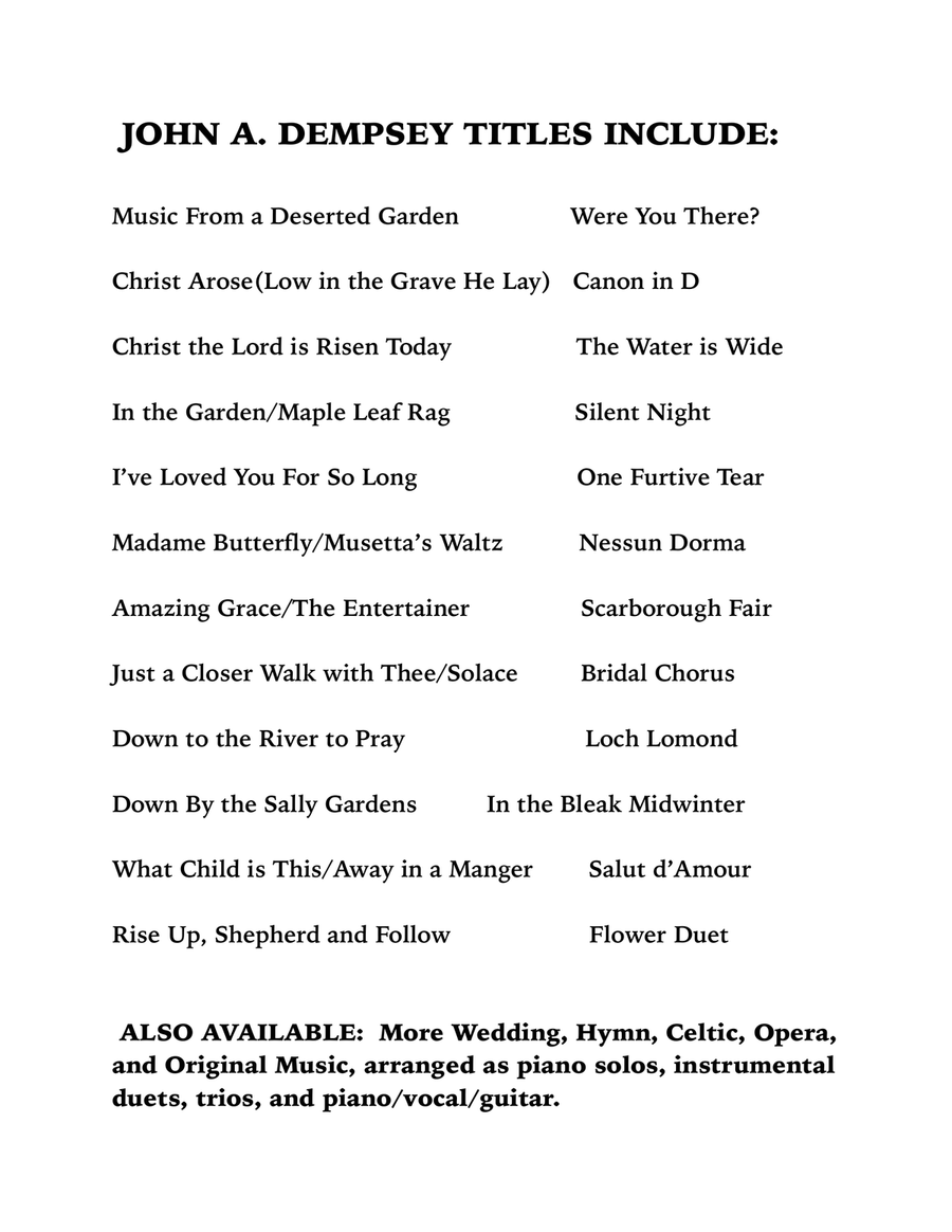 Just a Closer Walk with Thee / Solace (in G Major): Violin and Piano Violin Solo scores gallery preview page 2
