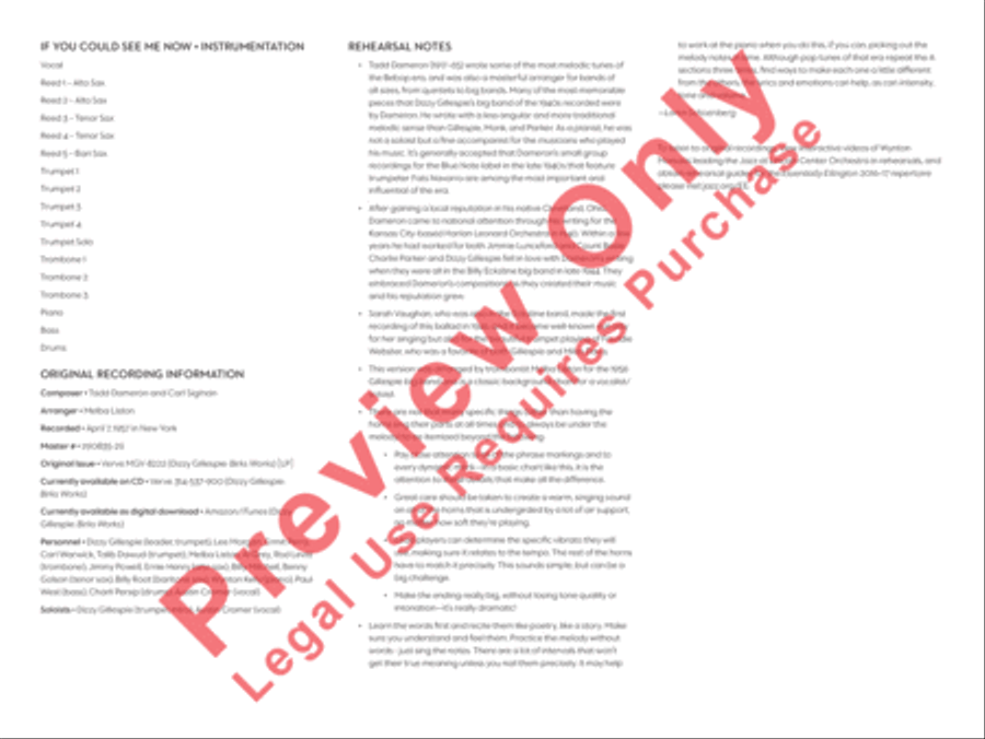 If You Could See Me Now If You Could See Me Now Jazz Ensemble scores gallery preview page 5