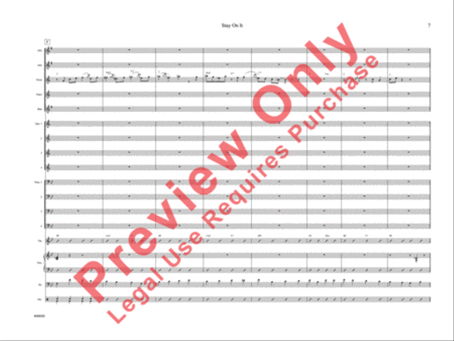 Stay On It Stay On It Jazz Ensemble scores gallery preview page 12