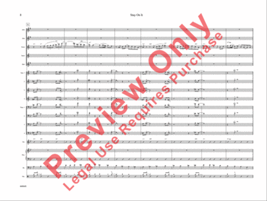 Stay On It Stay On It Jazz Ensemble scores gallery preview page 13