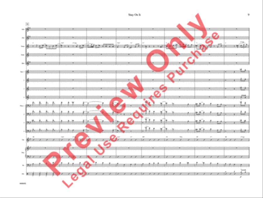 Stay On It Stay On It Jazz Ensemble scores gallery preview page 14