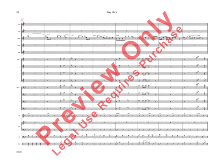 Stay On It Stay On It Jazz Ensemble scores gallery preview page 15