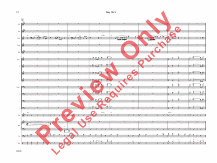 Stay On It Stay On It Jazz Ensemble scores gallery preview page 17