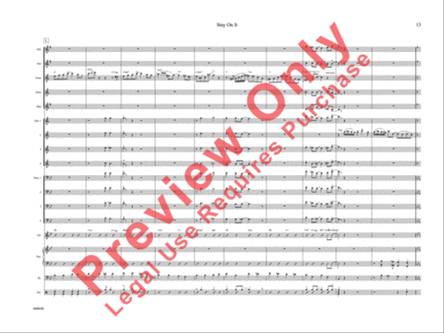 Stay On It Stay On It Jazz Ensemble scores gallery preview page 18