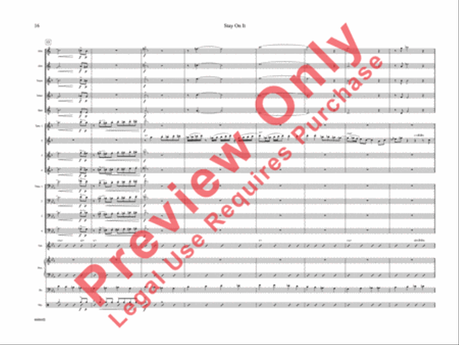 Stay On It Stay On It Jazz Ensemble scores gallery preview page 21