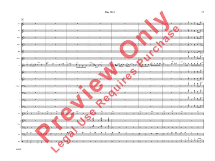Stay On It Stay On It Jazz Ensemble scores gallery preview page 22