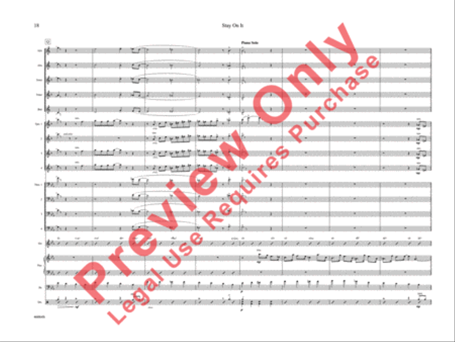 Stay On It Stay On It Jazz Ensemble scores gallery preview page 23