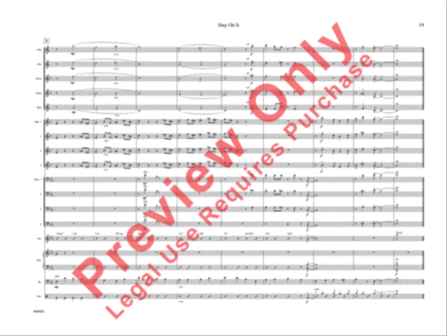 Stay On It Stay On It Jazz Ensemble scores gallery preview page 24
