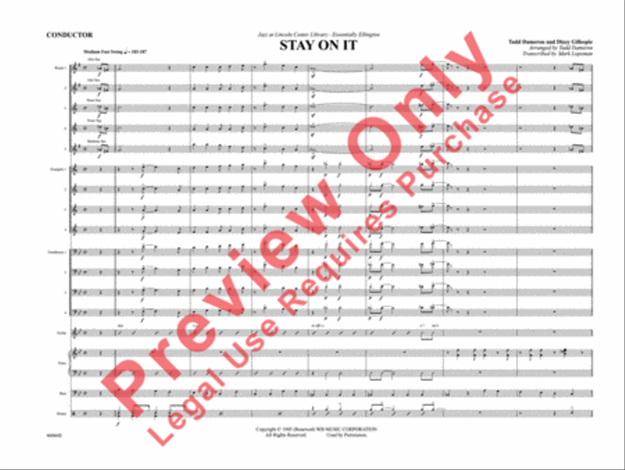 Stay On It Stay On It Jazz Ensemble scores gallery preview page 6