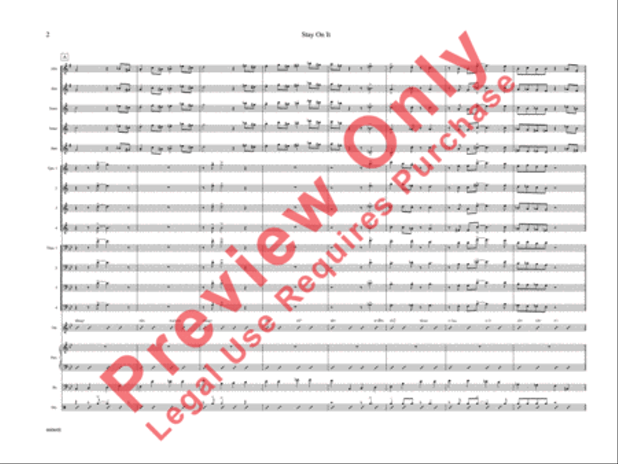 Stay On It Stay On It Jazz Ensemble scores gallery preview page 7