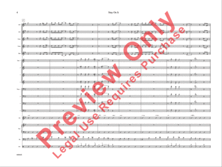 Stay On It Stay On It Jazz Ensemble scores gallery preview page 9